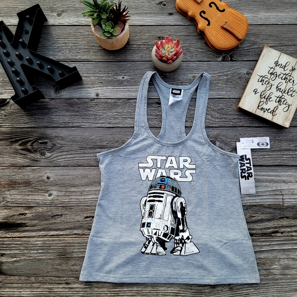 Star Wars R2-D2 Racerback Tank - Picture 8 of 13